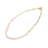 Vintage Natural Pearl Beaded Necklace for Birthday Mother's Day Gift NJEW-JN03677-1