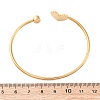 201 Stainless Steel Enamel Cuff Bangles for Women BJEW-F492-01G-03-2