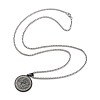 Retro Mandala 201 Stainless Steel Box Chain Constellation Pendant Necklaces for Women Men NJEW-M223-01I-3