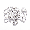 304 Stainless Steel Open Pendants STAS-L234-085P-1