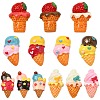 52Pcs 13 Styles Resin Cabochons RESI-CJ0004-86-1