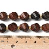 Natural Mahogany Obsidian Beads Strands G-U023-A12-01-5