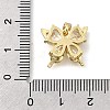 Brass Micro Pave Cubic Zirconia Charms KK-N254-226G-01-3