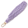 Handmade Macrame Cotton Threads Wrist Strap Pendant Decoration HJEW-JM02625-6