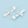 925 Sterling Silver Jesus Cross Pendants STER-N016-121S-2