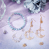 12Pcs 6 Style 201 Stainless Steel Pendants STAS-CA0001-82-4