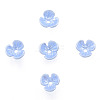Resin Imitation Pearl Bead Caps X-RESI-N036-01A-01-1