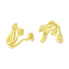 Brass Cuff Earrings for Women EJEW-I305-37G-2
