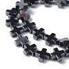 Non-Magnetic Synthetic Hematite Beads Strands X-G-G096-10x10x4mm-3