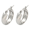 Tarnish Resistant 202 Stainless Steel Hoop Earrings EJEW-H003-38P-02-1