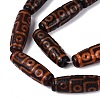 Tibetan Style Natural Agate dZi Beads Strands G-Q606-42G-02-4