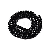 Natural Black Tourmaline Beads Strands G-N342-109A-2