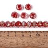 Handmade Foil Glass Beads FOIL-Q001-02E-4