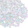 800Pcs 2 Styles Eco-Friendly Transparent Acrylic Beads TACR-SP0001-01B-1