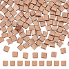 240Pcs 2-Hole Baking Paint Opaque Colours Glass Seed Beads SEED-SC0001-12B-1