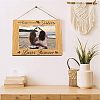 Natural Wood Photo Frames DIY-WH0234-016-5