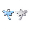 201 Stainless Steel Enamel Charms STAS-N088-19G-2