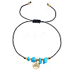 304 Stainless Steel & Brass Charm Bracelets KD3071-1-1