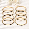 304 Stainless Steel Enamel Hinged Cuff Bangles for Women SA-CBAC920-15G-02-1