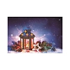 Christmas Theme DIY Diamond Painting Greeting Card Kits DIAM-PW0010-76C-1