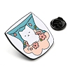 Cat in Wishing Bottle Enamel Pins JEWB-Q032-01C-3