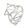 Non-Tarnish 304 Stainless Steel Rings LS-RJEW-R142-01P-1