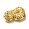 Brass with Cubic Zirconia Pendants KK-Q818-02P-G-2