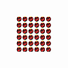 Cloth Fabric Covered Pendants WOVE-ZX005-01B-01-1