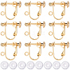 20Pcs 316 Surgical Stainless Steel Clip-on Earring Findings STAS-BBC0010-93-7