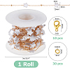 DIY Brass ABS Imitation Pearl Bead Handmade Chains Necklaces Making Kits DIY-HS0001-65C-2