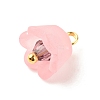 Transparent Acrylic Charms PALLOY-JF01603-02-4