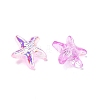 Ocean Theme Electroplate Transparent Glass Beads GL-CBA9C2A-01C-2