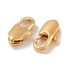 Brass Lobster Claw Clasps KK-H503-35G-02-2