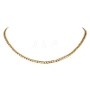 3.5MM 304 Stainless Steel Curb Chain Necklaces for Women NJEW-JN05584-3