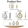 12Pcs 3 Styles Tibetan Style Alloy Pendants FIND-CJ0005-77-2