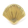 Rack Plating Brass Cuff Finger Rings for Women RJEW-C114-14A-G-2