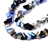 Electroplate Glass Beads Strands X-EGLA-N002-06F-3