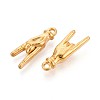 304 Stainless Steel Pendants STAS-T065-21A-G-2