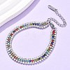 304 Stainless Steel Multi-strand Bracelets BJEW-C103-05P-1