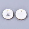 Natural Freshwater Shell Pendants SHEL-Q018-01A-H-P-2