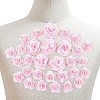  3D Rose Flower Polyester Computerized Embroidered Ornament Accessories DIY-NB0008-21A-1