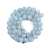 Natural Aquamarine Bead Strands G-J376-23-8mm-5