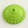 Opaque Acrylic Flower Bead Caps X-SACR-Q099-M18-2