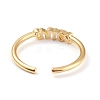 Constellation/Zodiac Sign Brass Cuff Rings RJEW-J074-05G-A-3