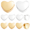 30Pcs 2 Colors Brass Beads KK-BBC0028-27-1
