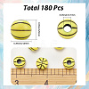 6 Sets Opaque Acrylic Beads OACR-SC0002-28-2