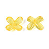Transparent Plastic Bead Caps KY-N025-08-2