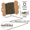 DIY Iron Chains Necklaces Making Kits DIY-SC0029-14E-2