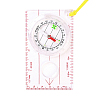 Luminous Acrylic Map Scale Ruler Compass TOOL-F009-07-2