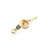 Brass Micro Pave Cubic Zirconia Pendants LS-KK-M321-01E-G03-2